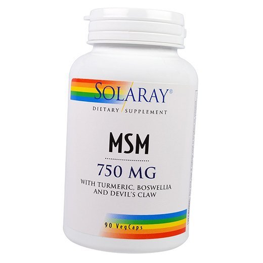 

МСМ, Метилсульфонилметан, MSM 750, Solaray 90вегкапс (03411001)