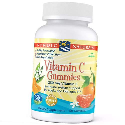 

Nordic Naturals Vitamin C Gummies 60таб Мандарин (36352031)