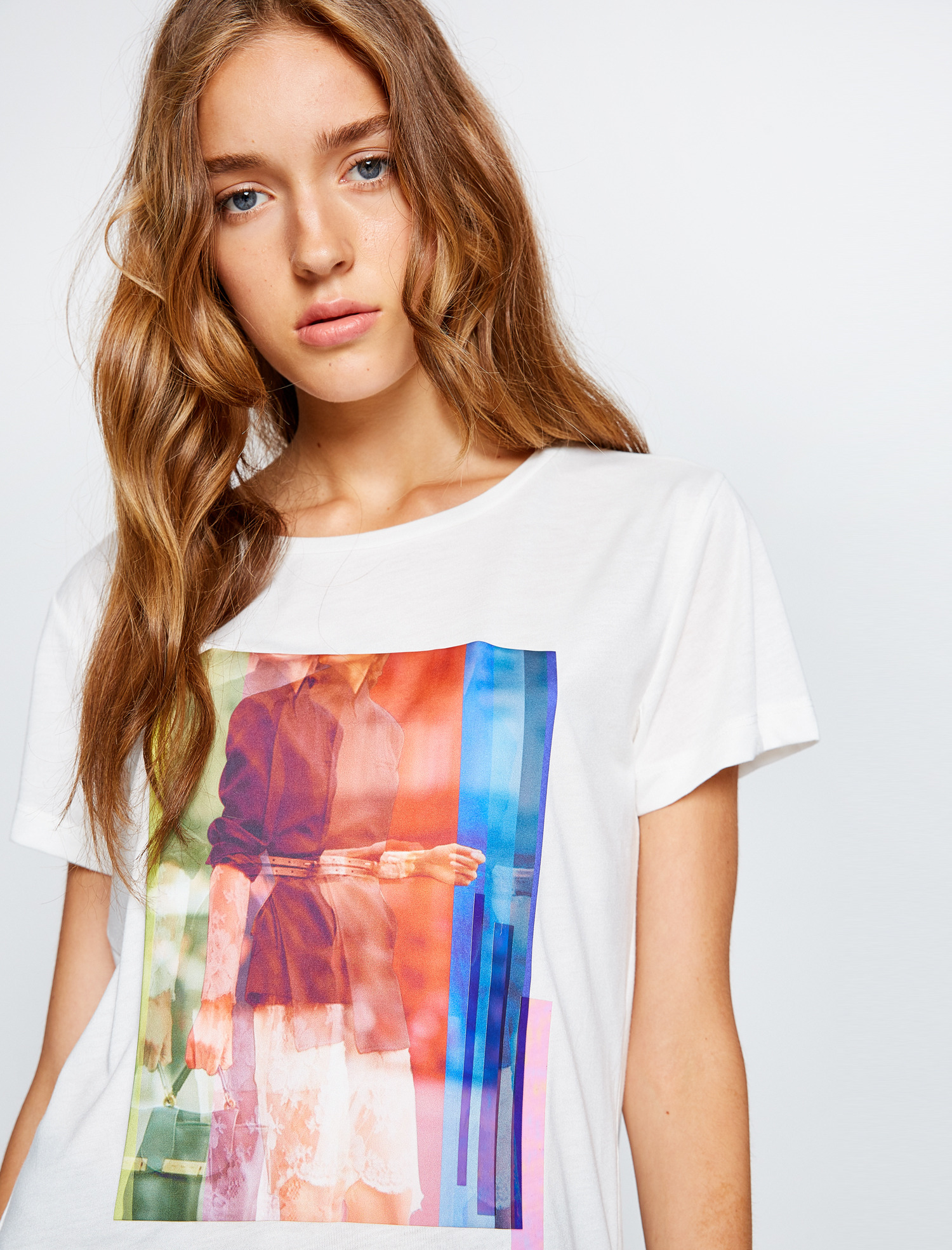 

Футболка Koton 8KAK13318EK-002 S Ecru