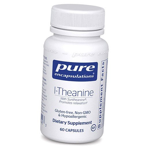 

Теанин, L-Theanine, Pure Encapsulations 60капс (27361012)