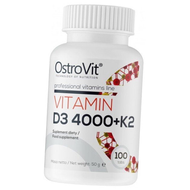 

Ostrovit Vitamin D3 4000 + K2 100таб (36250039)