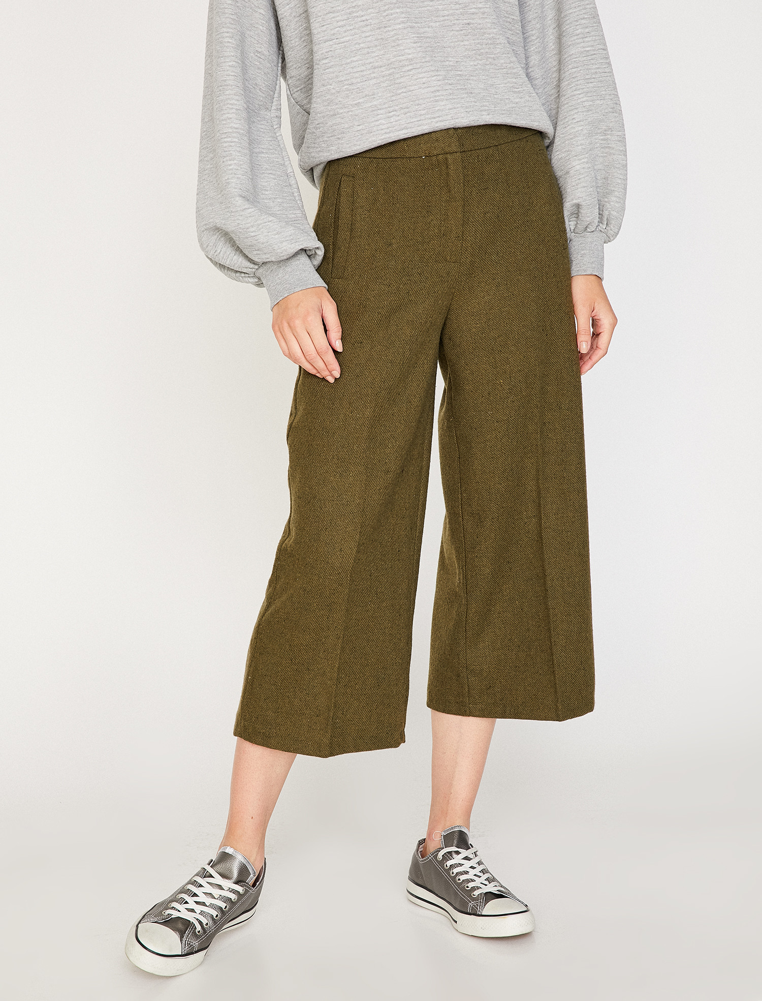 

Брюки-кюлоты Koton 8KAK42690UW-890 38 Khaki