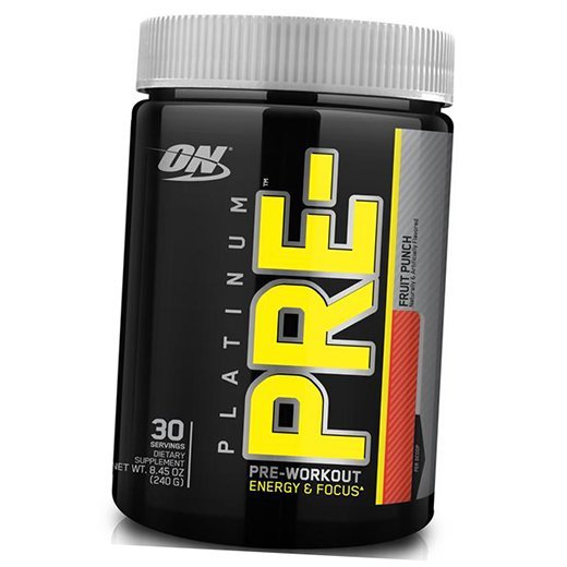 

Platinum Pre-Workout Optimum nutrition 240г Фруктовый пунш (11092001)