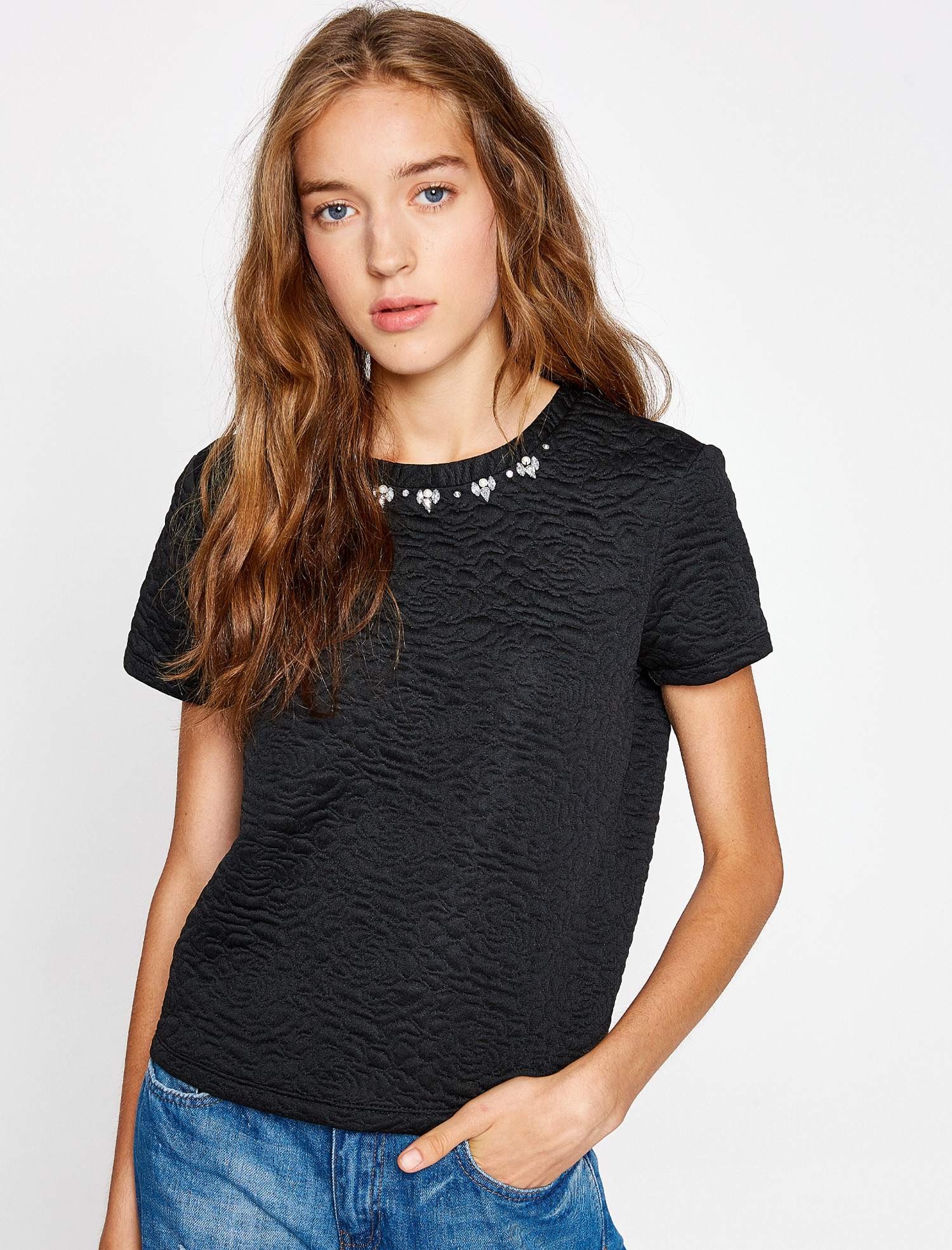 

Футболка Koton 8KAK16411IK-999 S Black