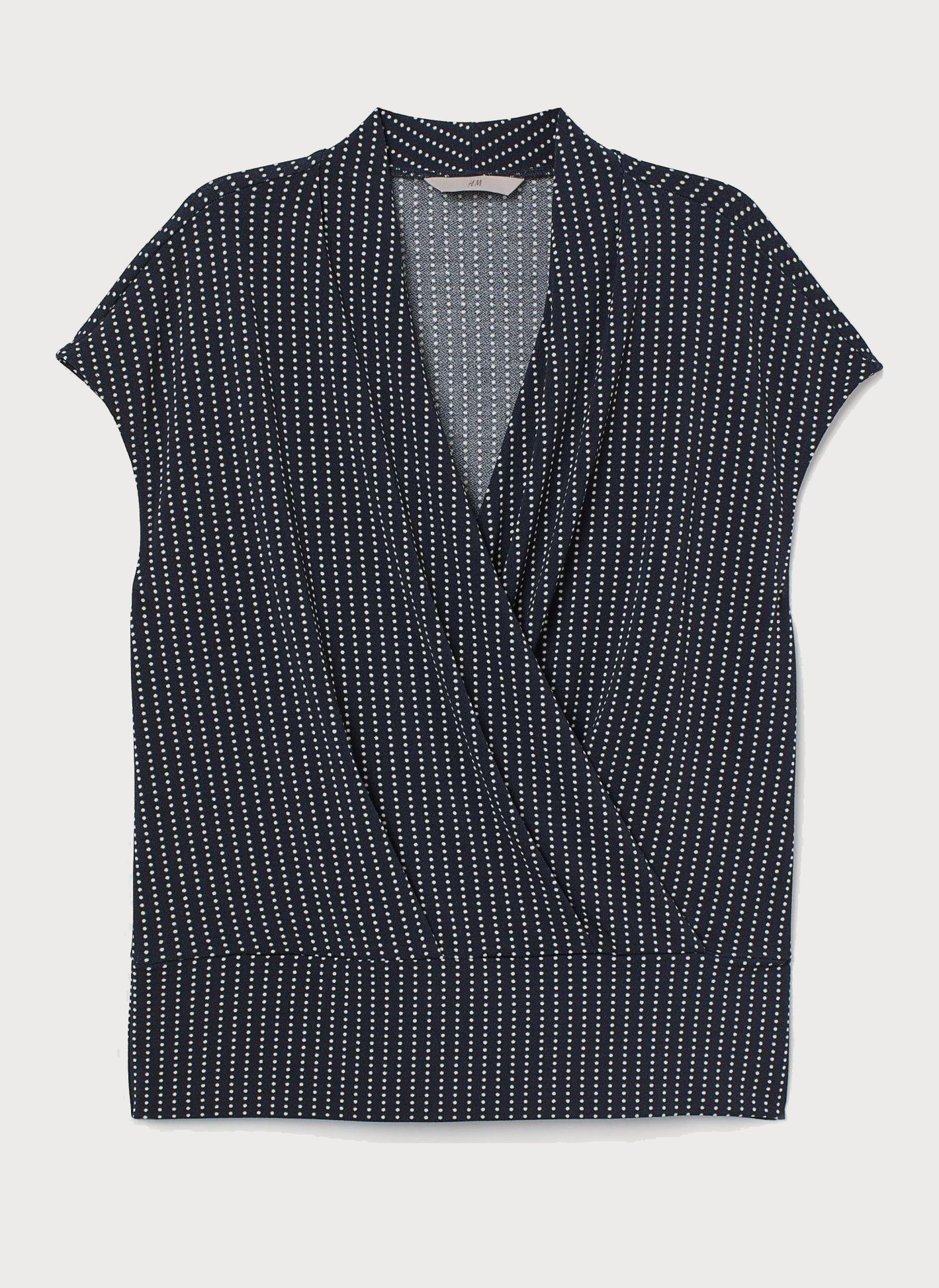 

Блузка H&M 060771970 S Темно-синяя
