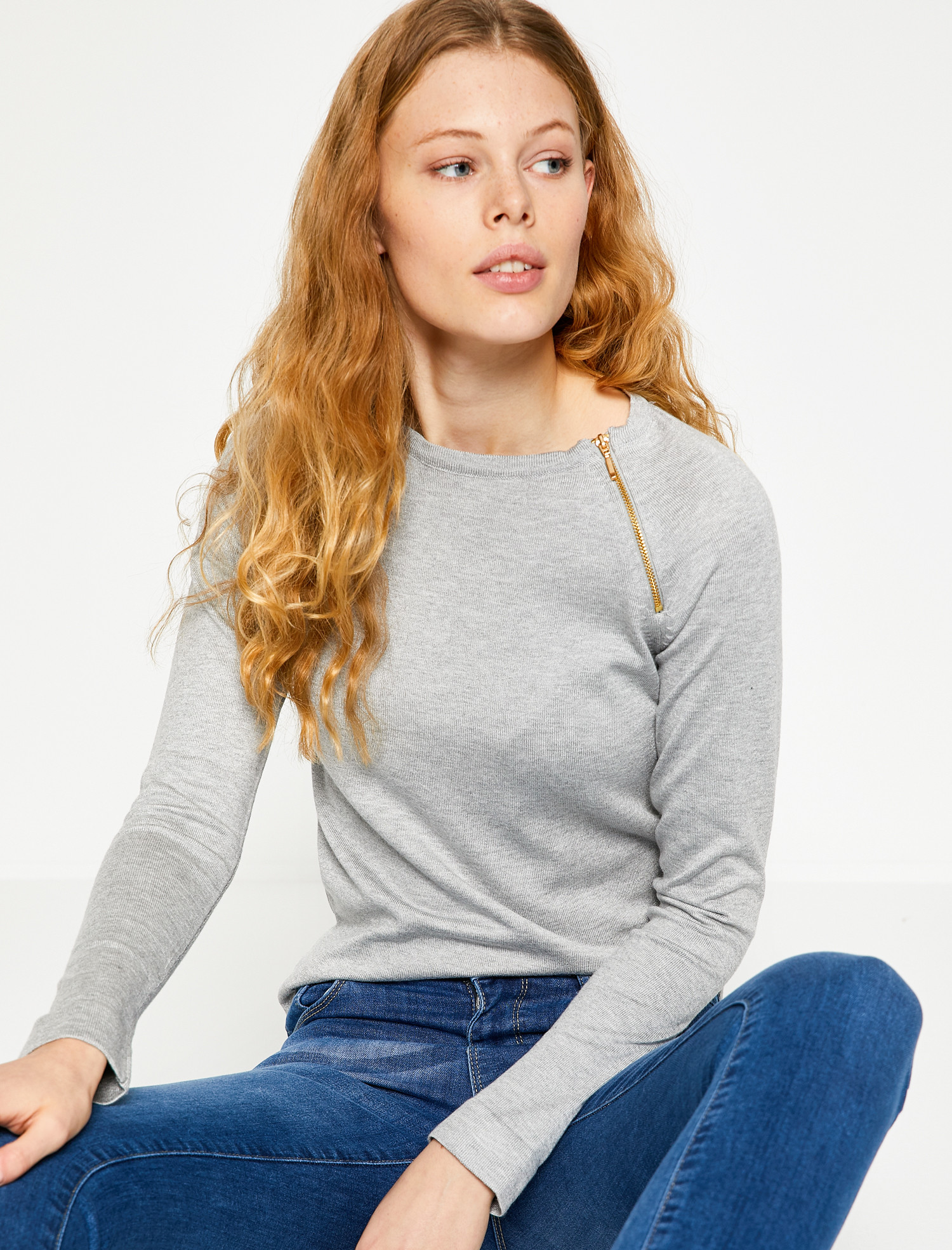 

Джемпер Koton 8KAK96258OT-023 S Grey