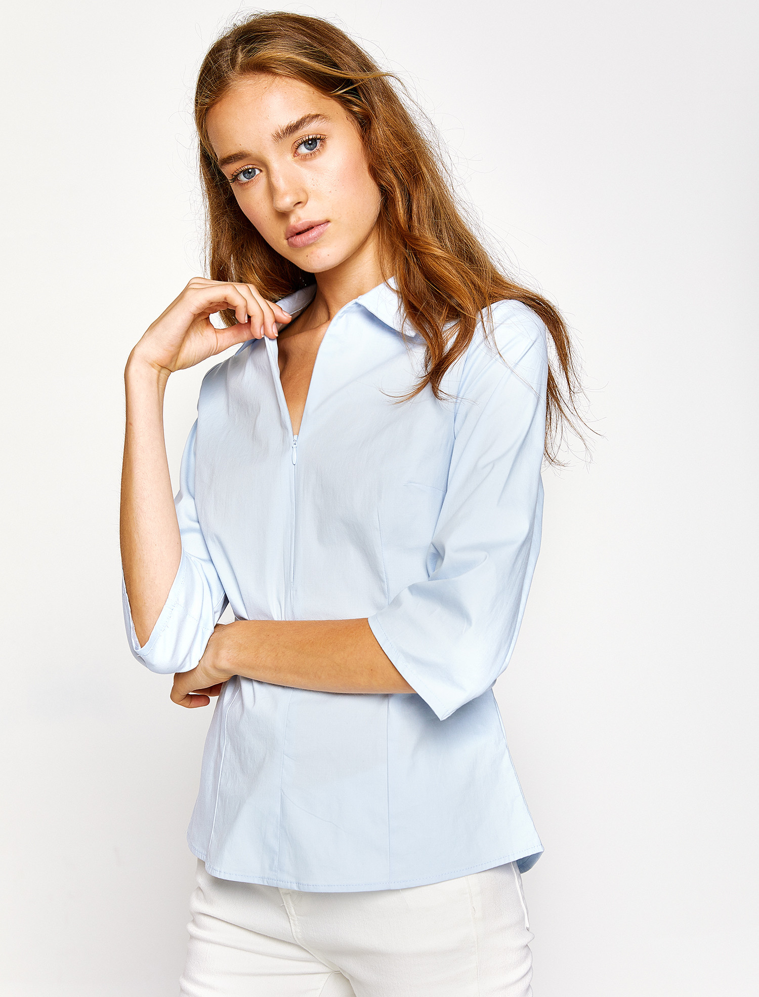 

Блузка Koton 8KAK66523OW-610 36 Lblue