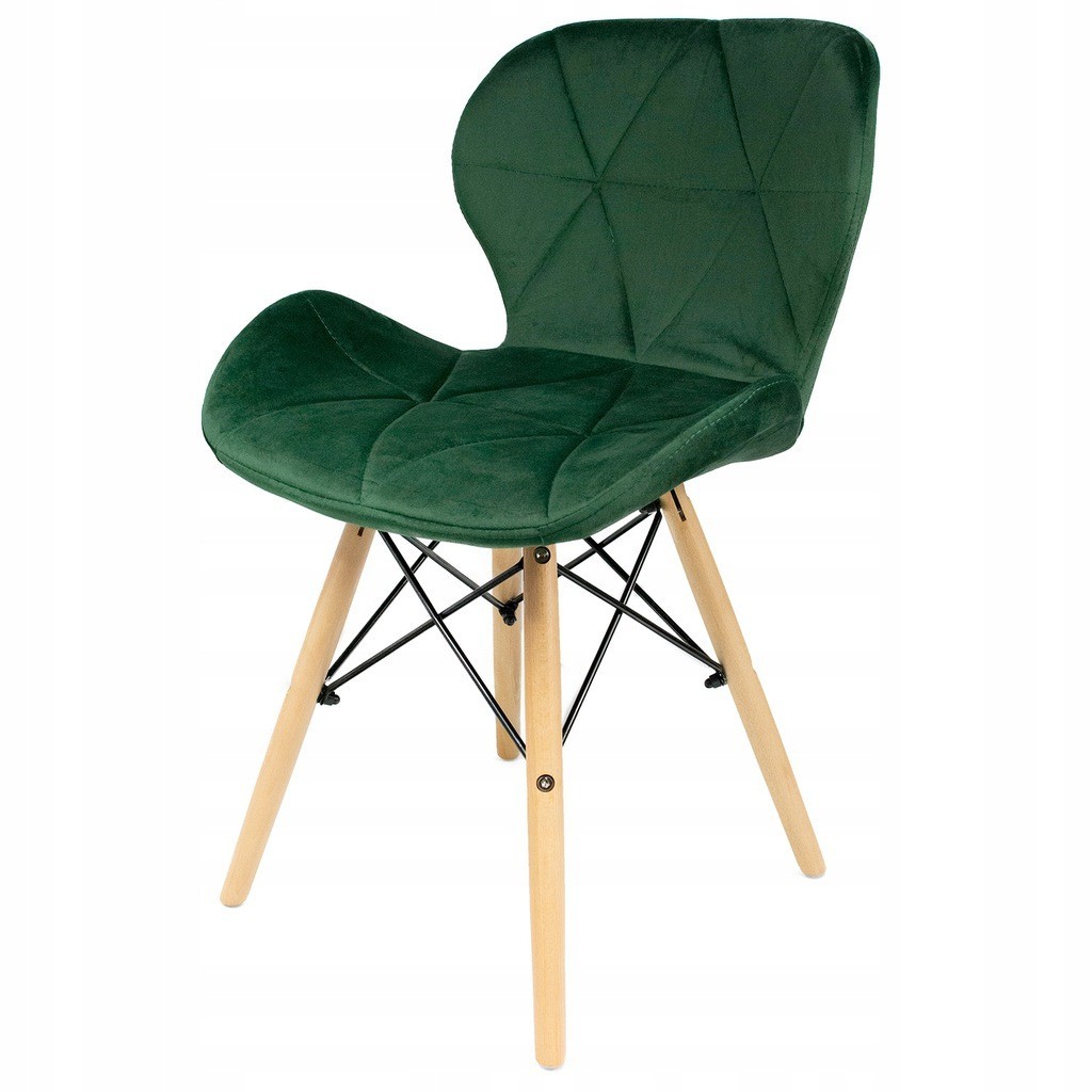 

Стул JUMI Scandinavian Design (велюр) Green