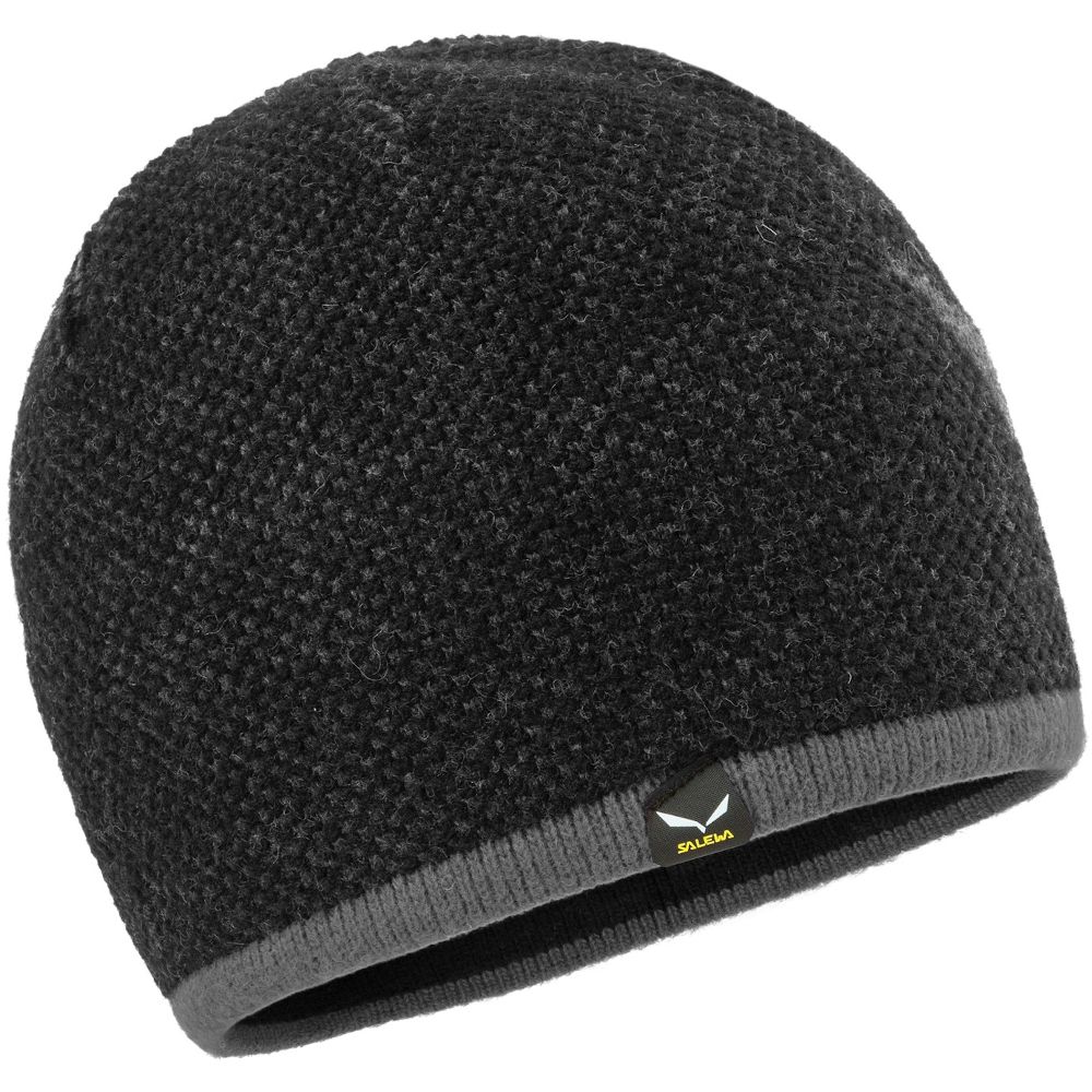

Шапка Salewa Ortles Wool Beanie чорна