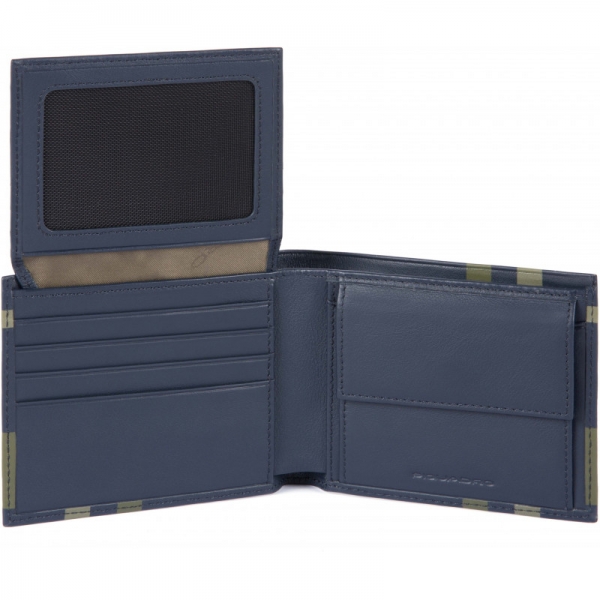 

Портмоне Piquadro TAG PU4518TAGR_CHECKBLU