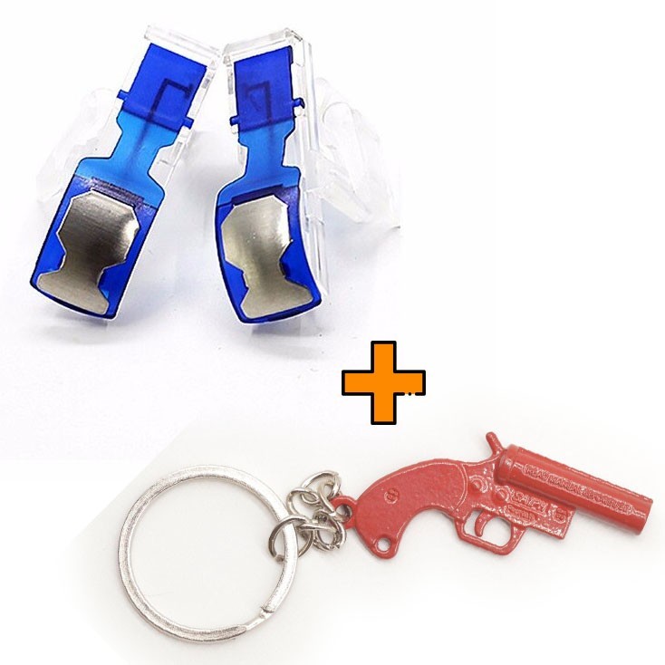 

Игровые контроллеры Marpiel X3 (геймпад триггеры курки для смартфона для PUBG) + брелок Flare Gun