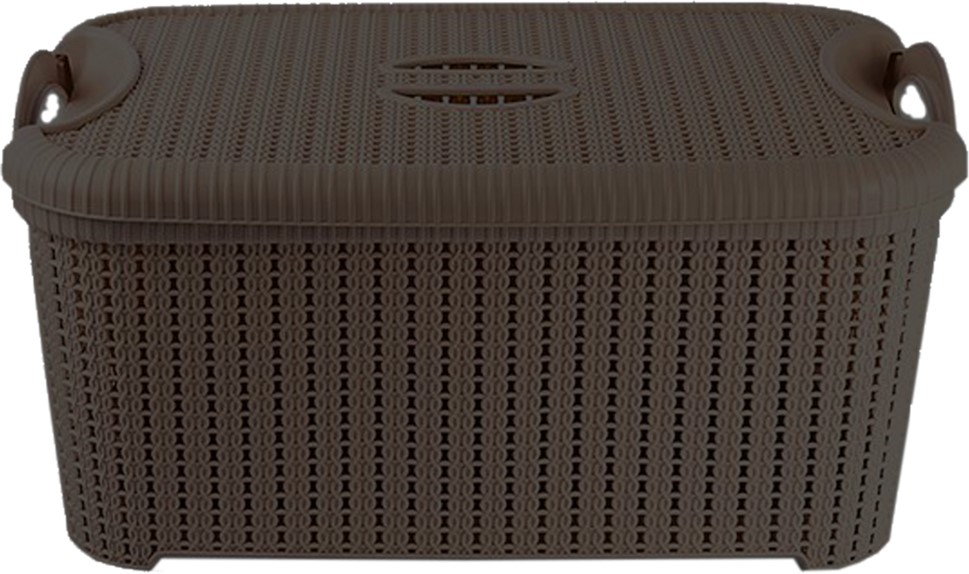 

Корзина с крышкой Planet Flexi 32 л Темно-коричневый