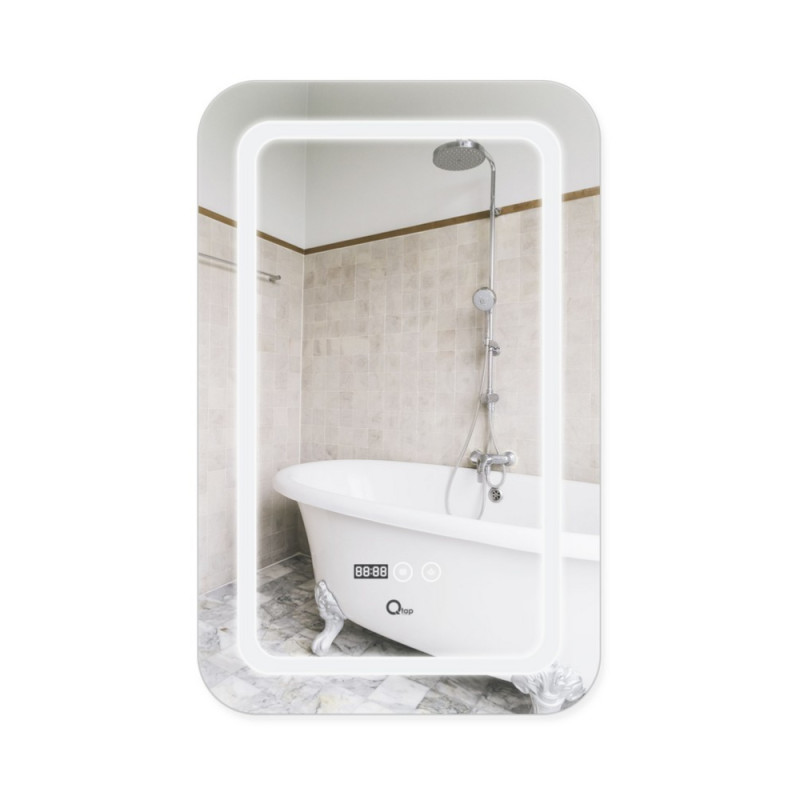 

Дзеркало Qtap Mideya з антизапотіванням (DC-F911) 500х800 QT2078F911W