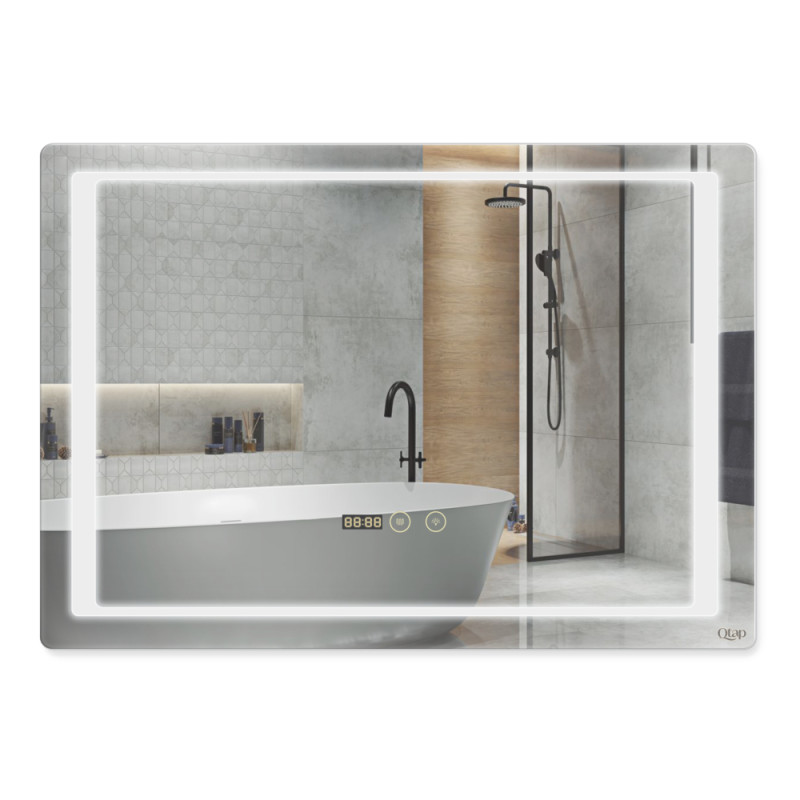 

Дзеркало Qtap Mideya з антизапотіванням (DC-F902) 700х500 QT2078F902W