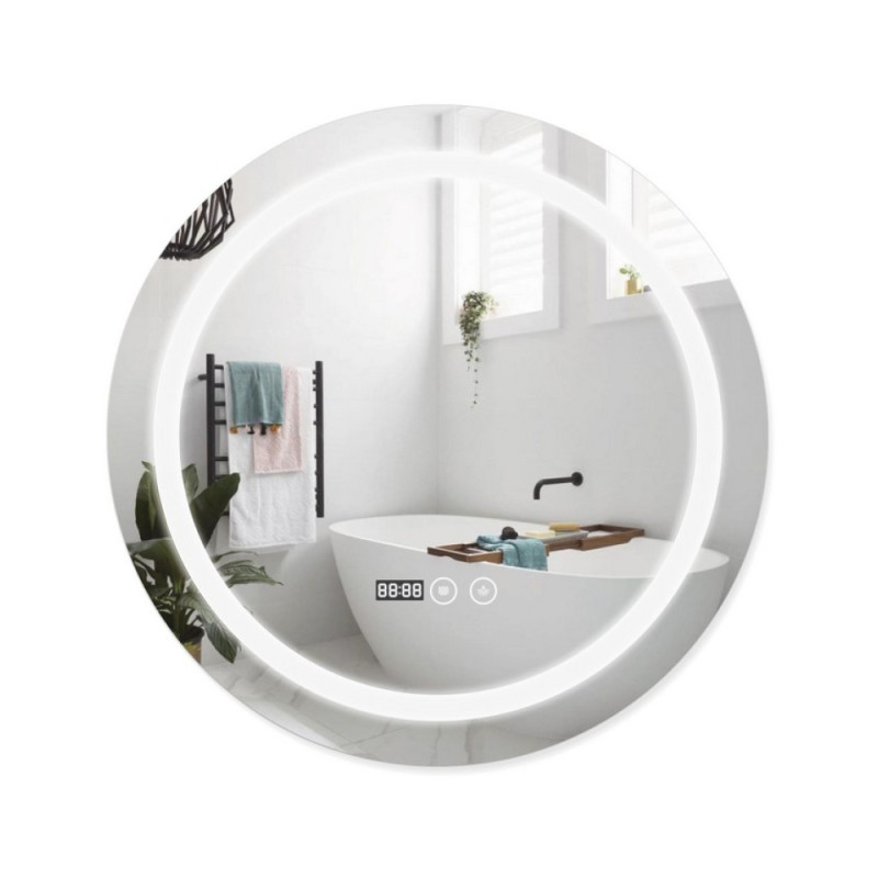 

Дзеркало Qtap Mideya з антизапотіванням (DC-F803) 600х600 QT2078F803W