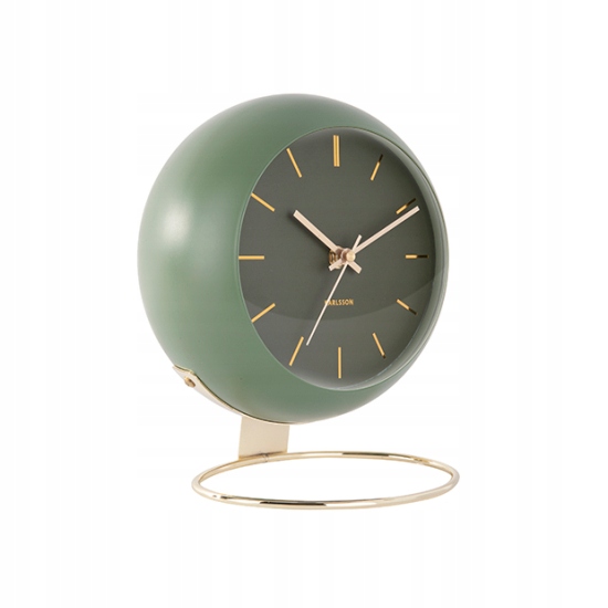 

Настольные часы Globe green Karlsson 21 см