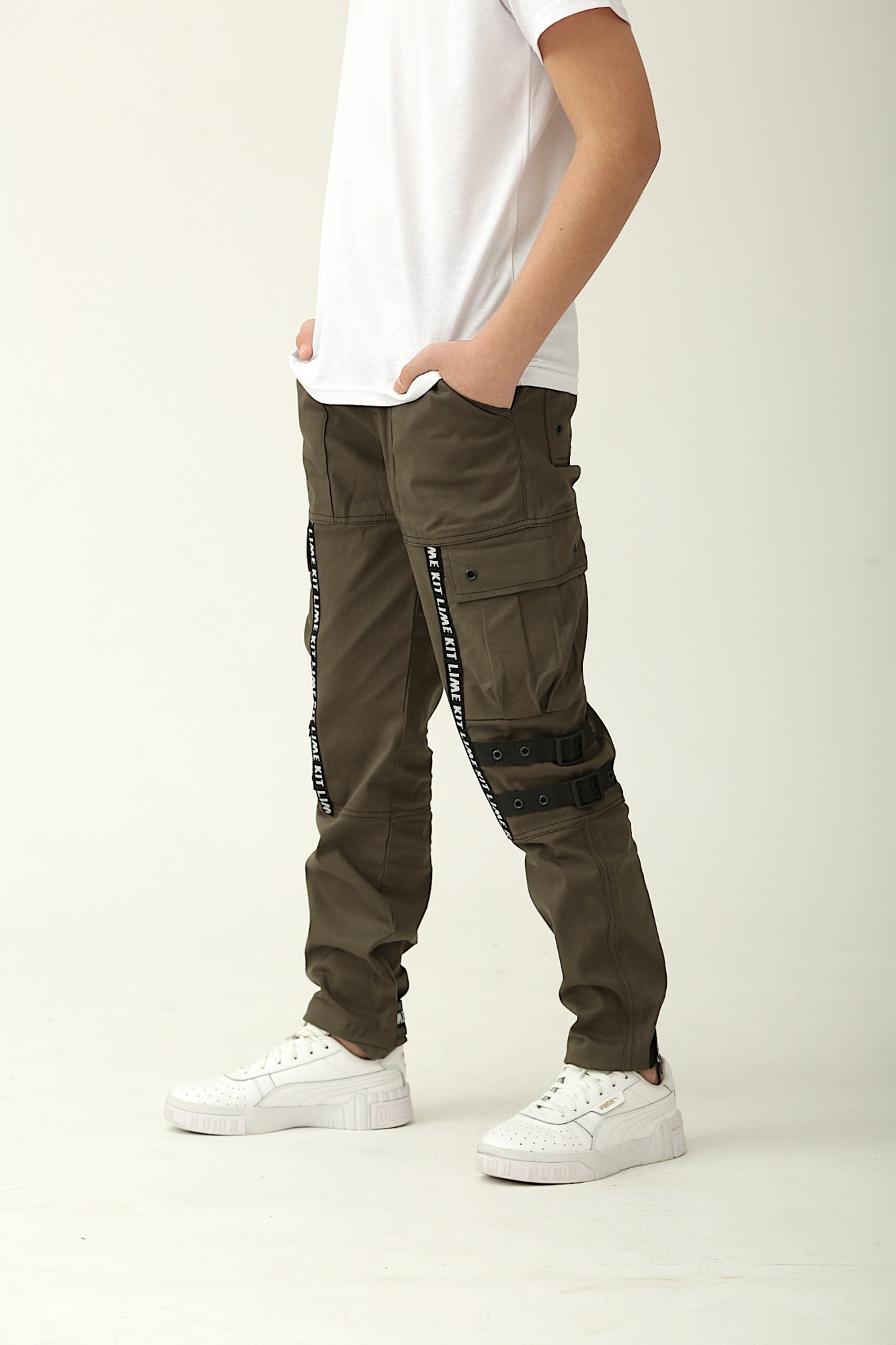 

Брюки KIT-lime "military Brend" для подростка, хаки-р.170-арт.01-41-03G