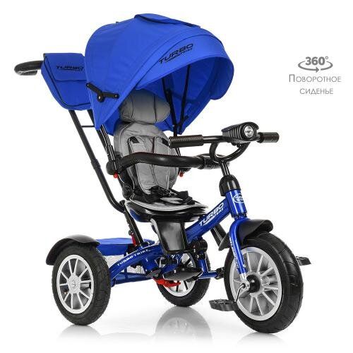 

Детский трехколесный велосипед Turbo Trike M 4057-10 (Синий)