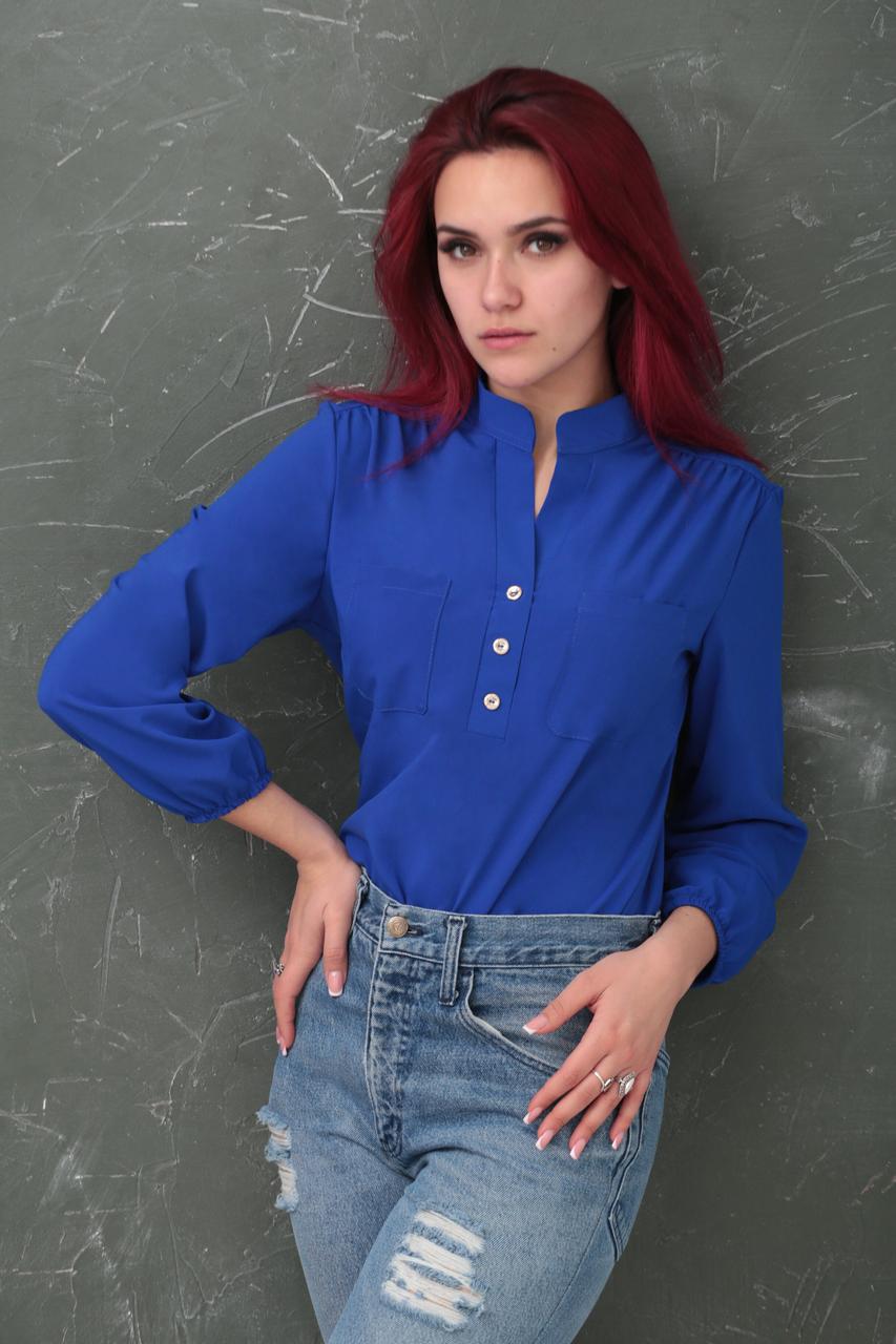 

Блузка женская Fashion Girl "Sellin" 50-52 электрик