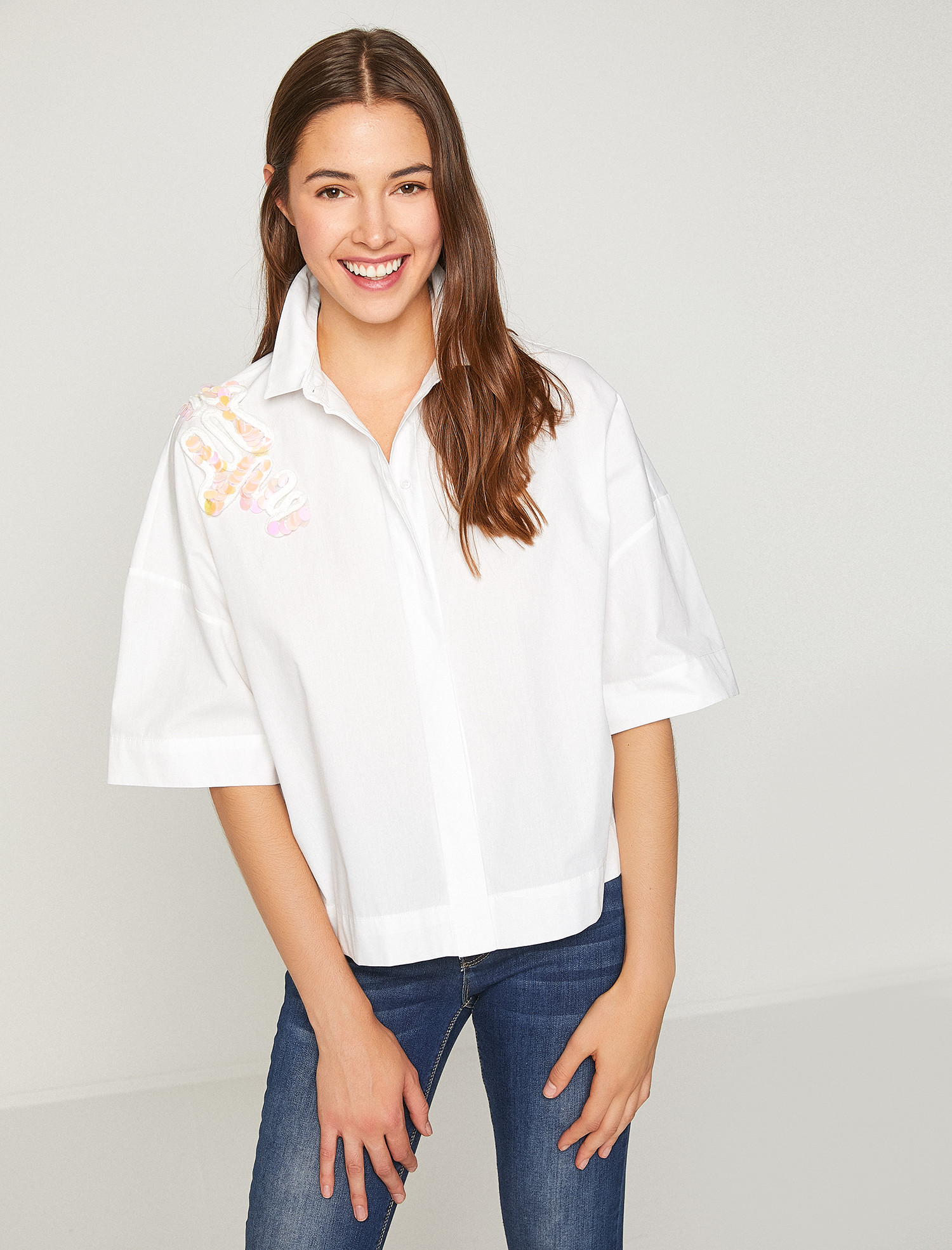 

Рубашка Koton 8YAK68026PW-001 34 Off White