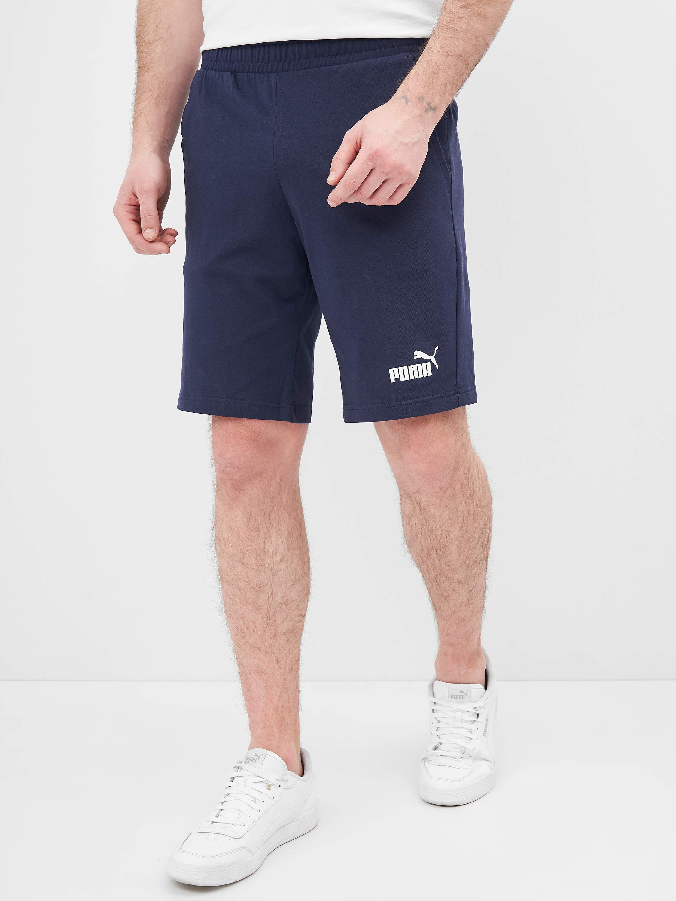 Акція на Шорти Puma Ess Jersey Shorts 58670606 S Peacoat від Rozetka