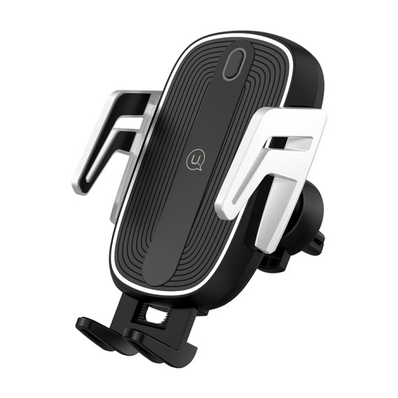

Автодержатель с БЗУ USAMS US-CD100 Automatic Touch Induction Wireless Charging (Air Vent) (Черный)