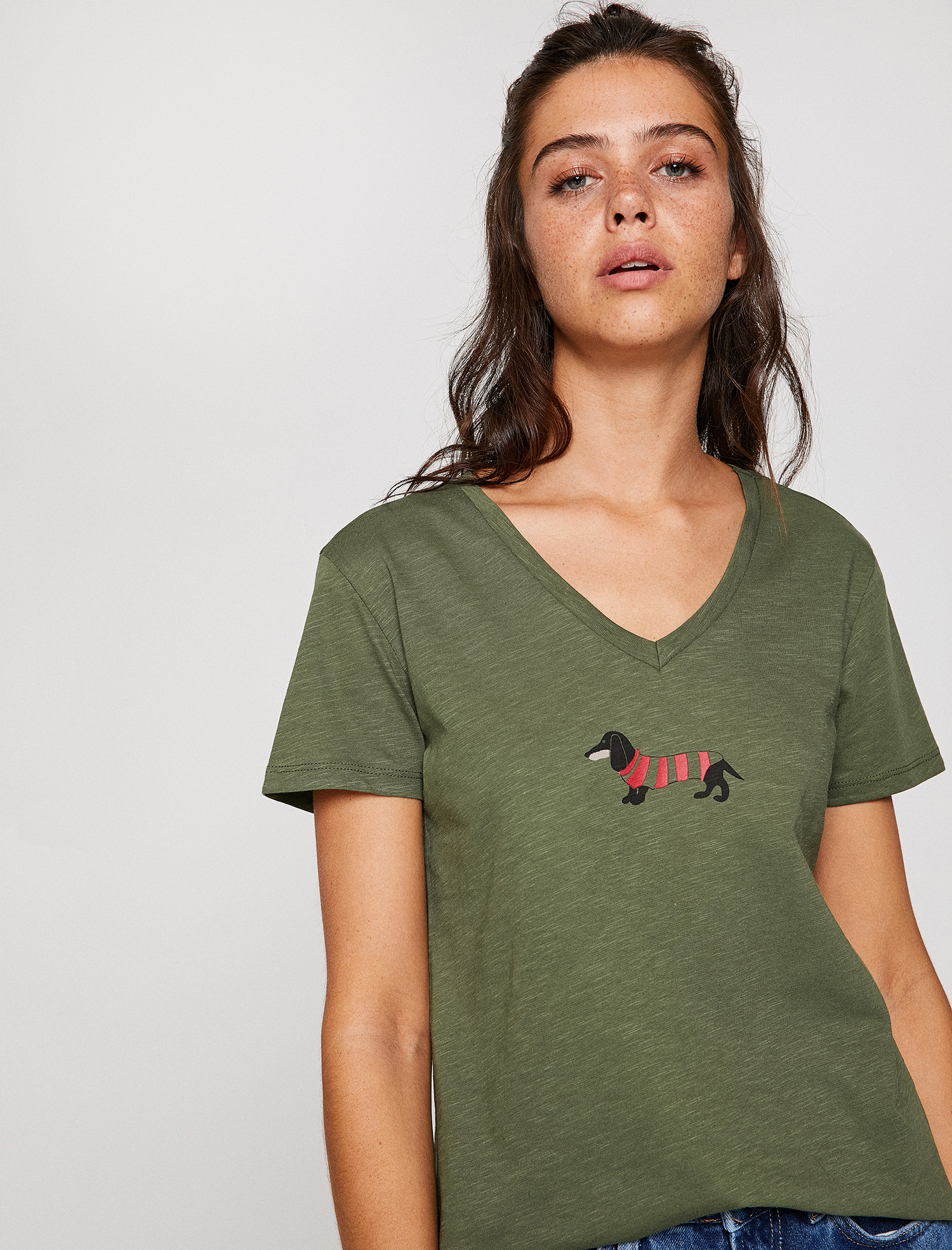 

Футболка Koton 8YAL11515JK-856  Khaki, Футболка Koton 8YAL11515JK-856 XS Khaki