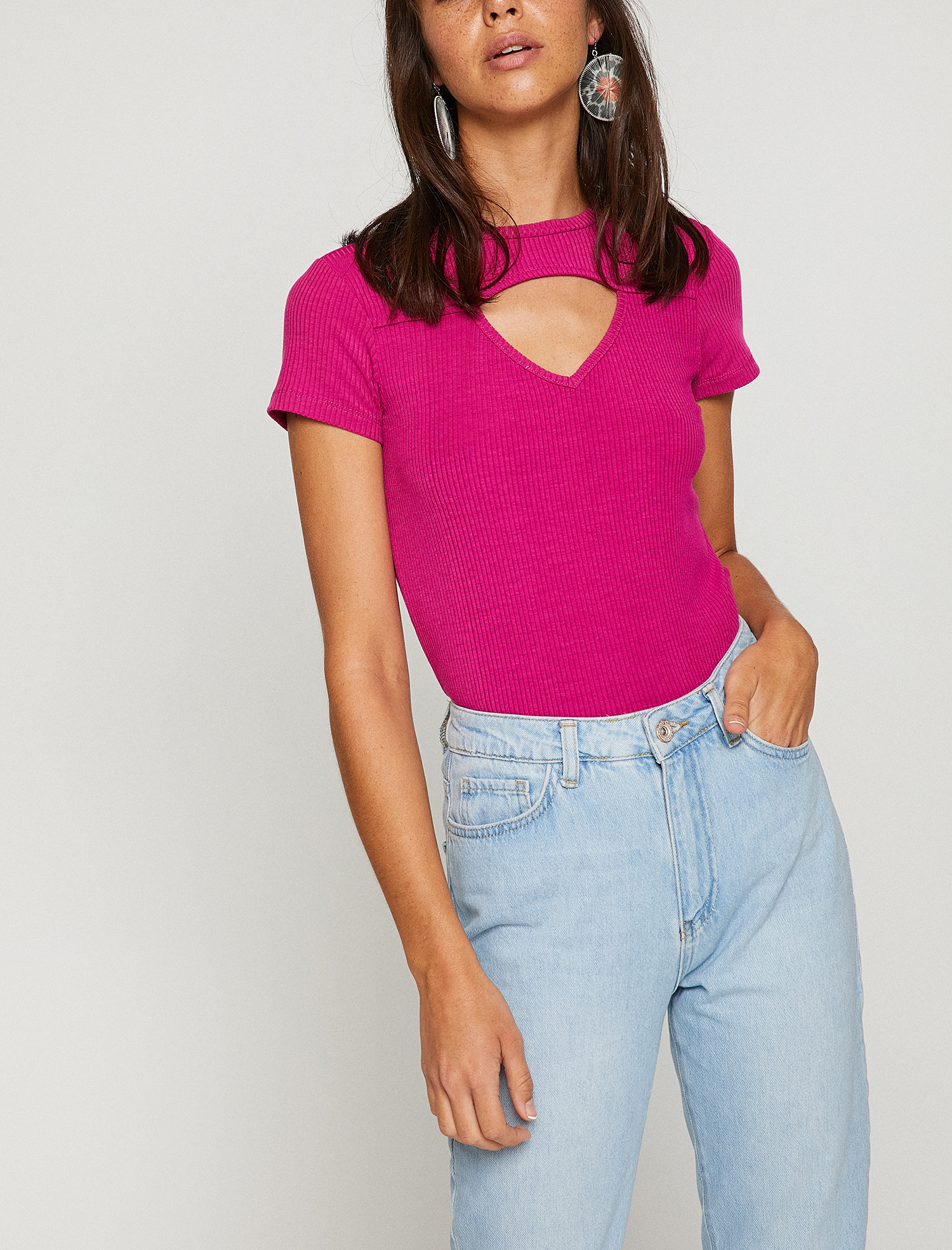 

Футболка Koton 8YAK13570QK-332 XL Fushia