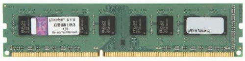 

Оперативная память Kingston DDR3-1600 8192MB PC3-12800 (KVR16N11H/8)