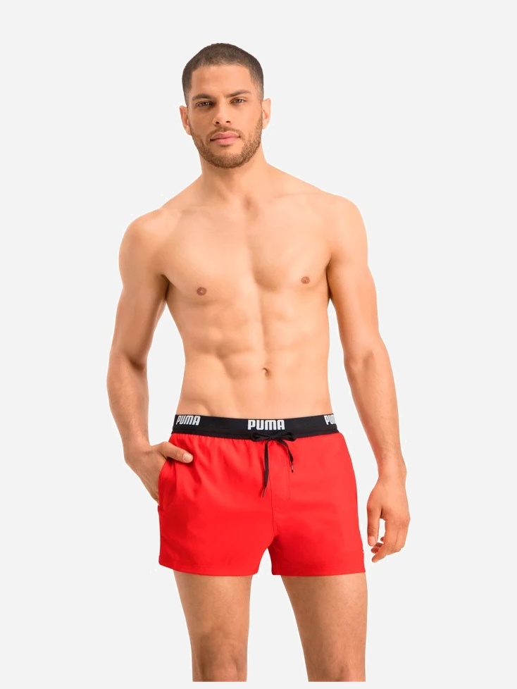 

Пляжные шорты Puma Swim Men Logo Short Len 90765902 XS Red