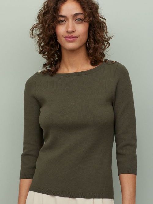

Джемпер H&M 0845280-1 S Зеленый