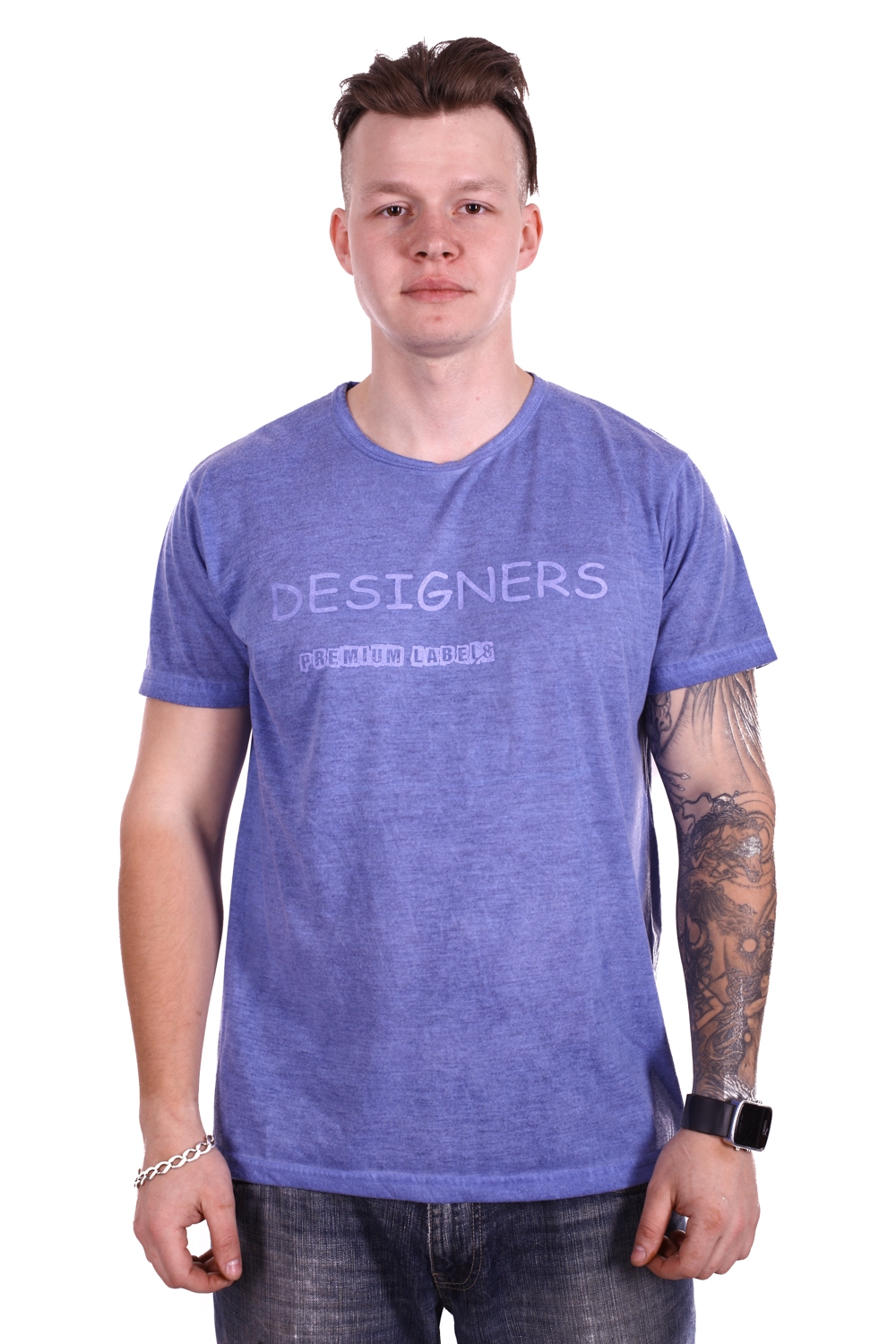 

Футболка StrongMan Designers Турция f2318/2 Синяя, Футболка StrongMan Designers Турция f2318/2 Синяя M