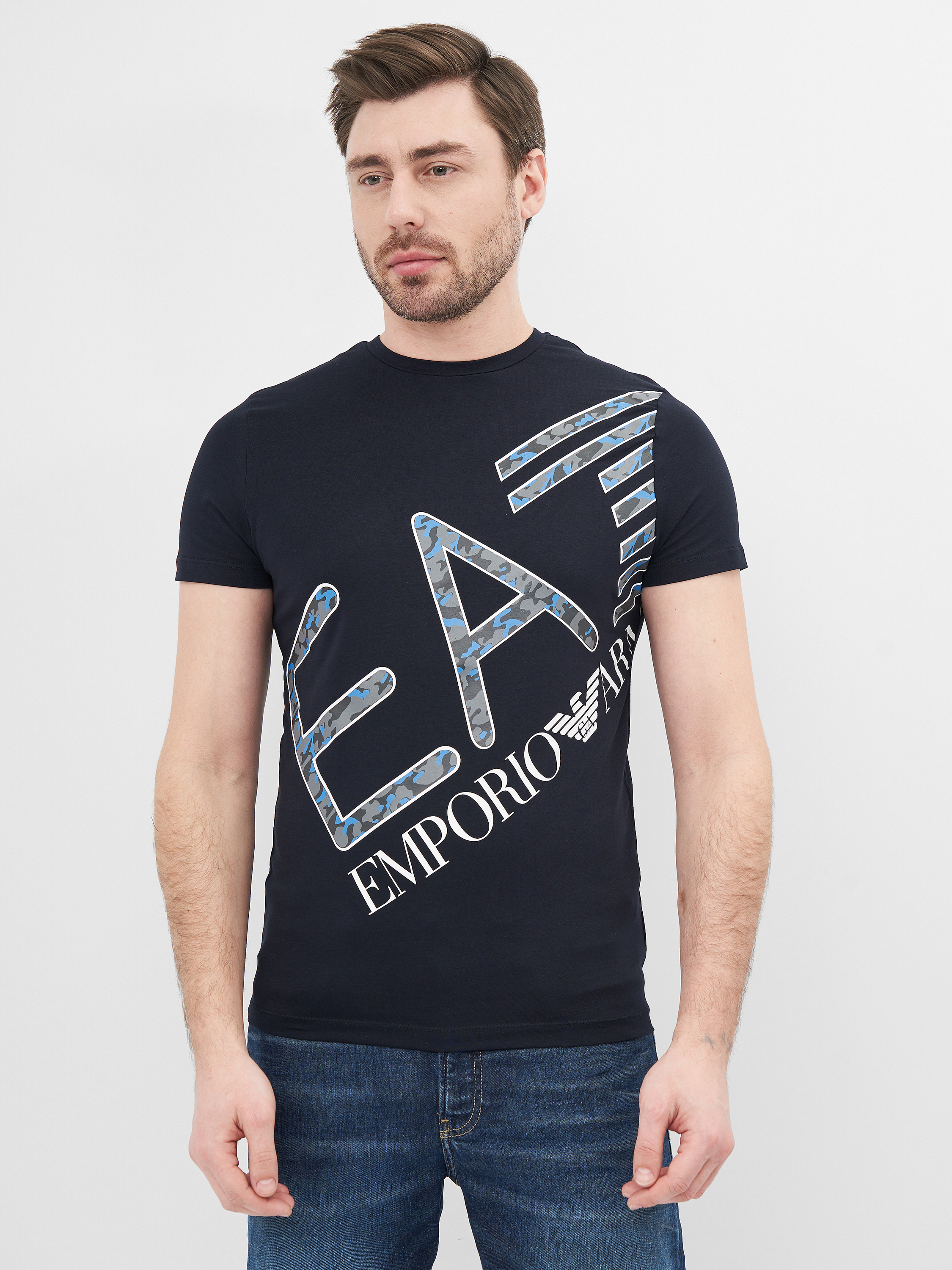 

Футболка Emporio Armani 10549 M (46) Темно-синяя