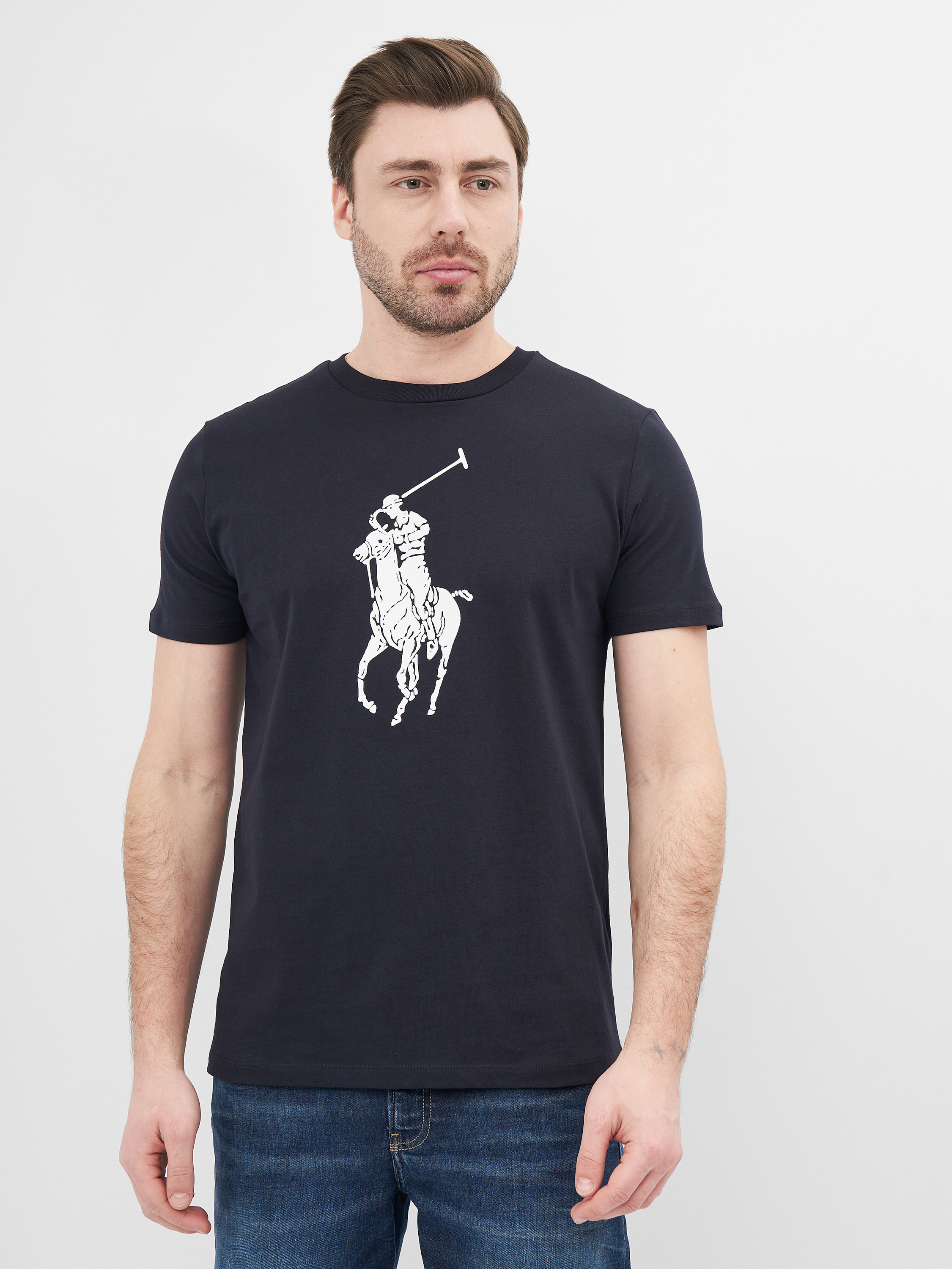 

Футболка Polo Ralph Lauren 10527.3 2XL (52) Темно-синяя