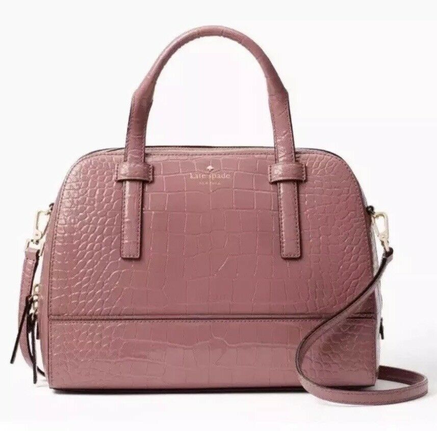 

Женская сумка Kate Spade Street Exotic Small Felix Dusty Peony цвет Розовый (BW-0178)