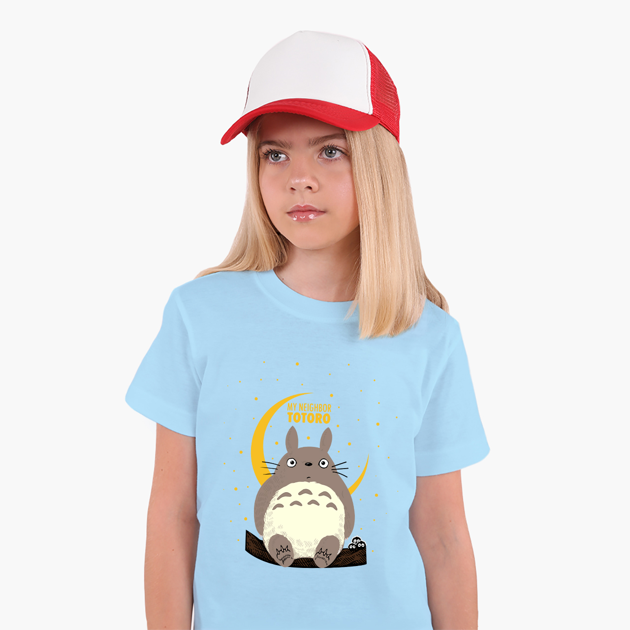 

Детская футболка Мой сосед Тоторо (My Neighbor Totoro) (25186-2657-31) 88-104 см Хлопок Голубой
