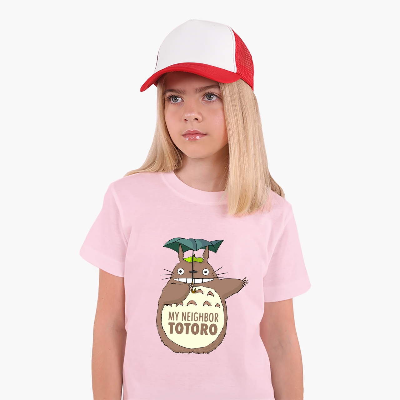 

Детская футболка Мой сосед Тоторо (My Neighbor Totoro) (25186-2656-25) 88-104 см Хлопок Розовый