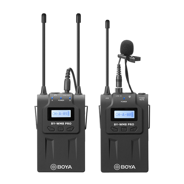 

Беспроводная микрофонная радиосистема Boya BY-WM8 Pro K1 (1 трансмиттер + 1 ресивер)