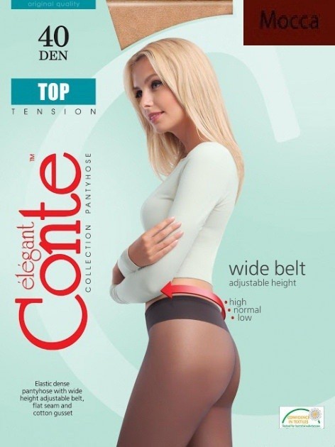 

Колготки с регулируемой посадкой Conte Elegant TOP 40 Lycra®, , Mocca, Колготки с регулируемой посадкой Conte Elegant TOP 40 Lycra®, 2, Mocca