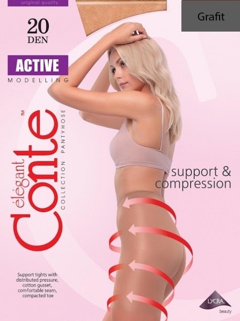 

Колготки Conte Active 20 Den  р Grafit, Колготки Conte Active 20 Den 4 р Grafit