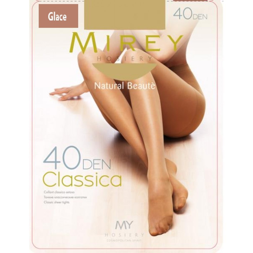 

Колготки Mirey Classica 40 den  glace Бежевые, Колготки Mirey Classica 40 den 5 glace Бежевые