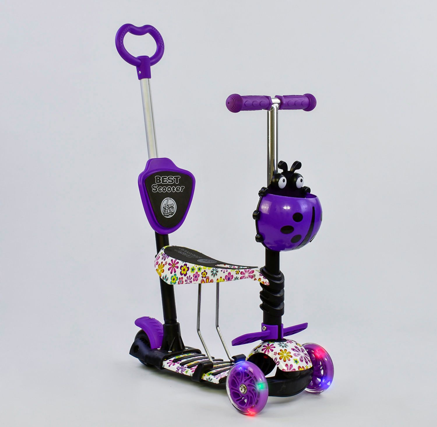 

Детский самокат 5 в 1 Best Scooter (97240) Фиолетовый