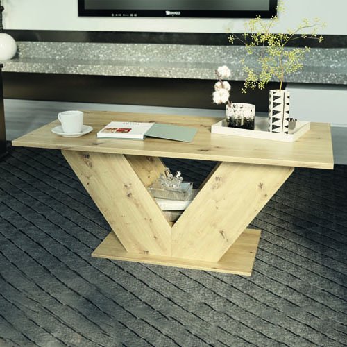 

Журнальний стіл LasCavo Касл 110×46,7×60 дуб артизан