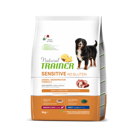 

Сухой корм Trainer (Трейнер) Dog Sensitive Adult Medium&Maxi для взрослых собак средних и крупных пород с