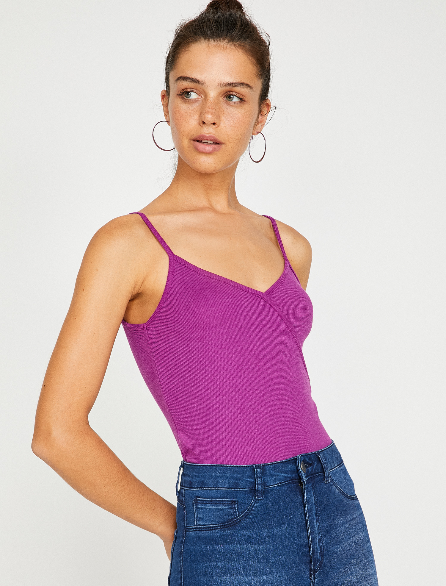 

Топ Koton 8YAL31228JK-346  Purple, Топ Koton 8YAL31228JK-346 S Purple
