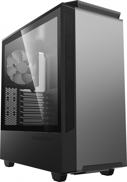 

Корпус GameMax Paladin ECO Black, без БП, E-ATX/ATX/MicroATX/Mini-ITX, 1x120 мм, 438x210x468 мм