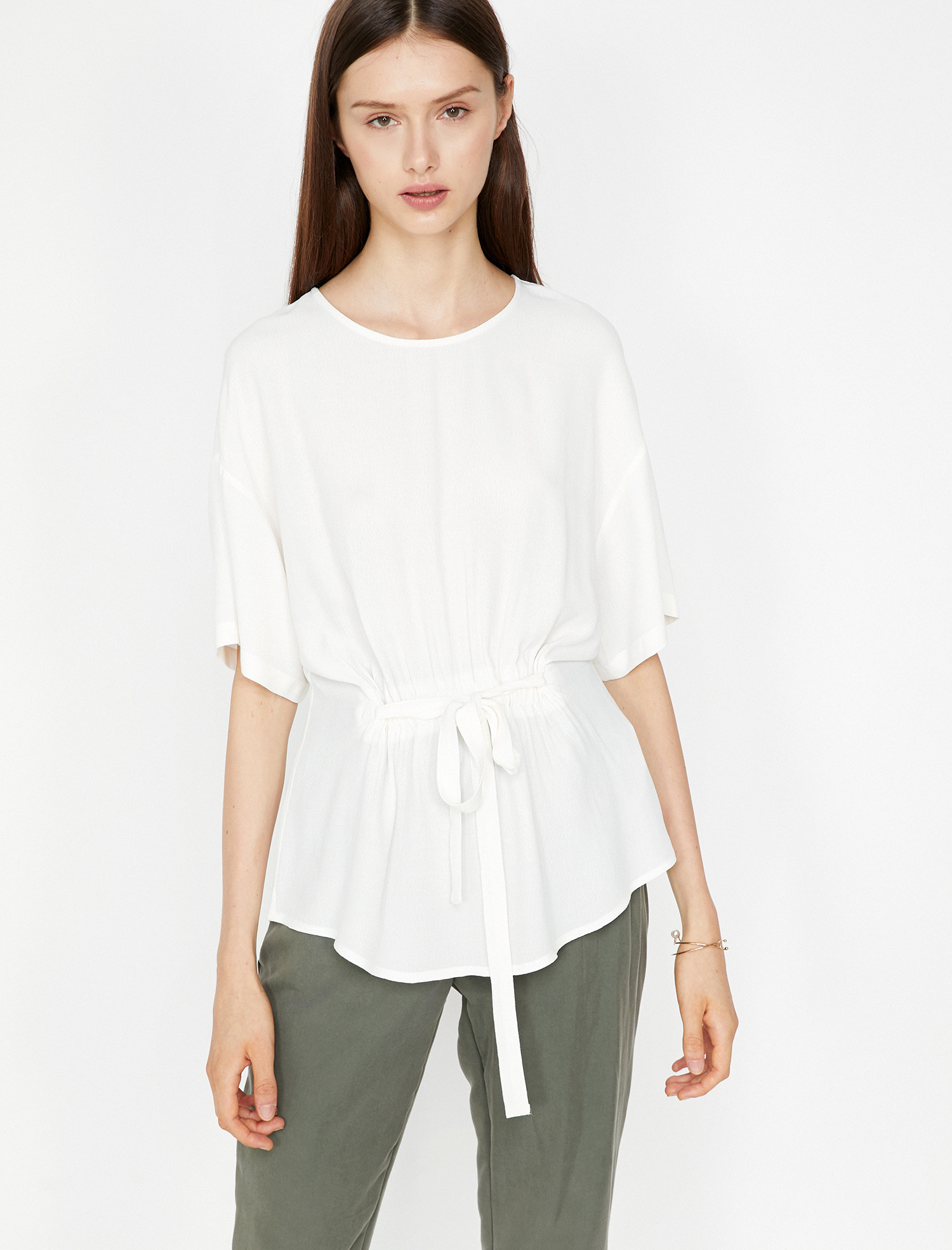

Блузка Koton 9KAK62928UW-001  Off White, Блузка Koton 9KAK62928UW-001 34 Off White
