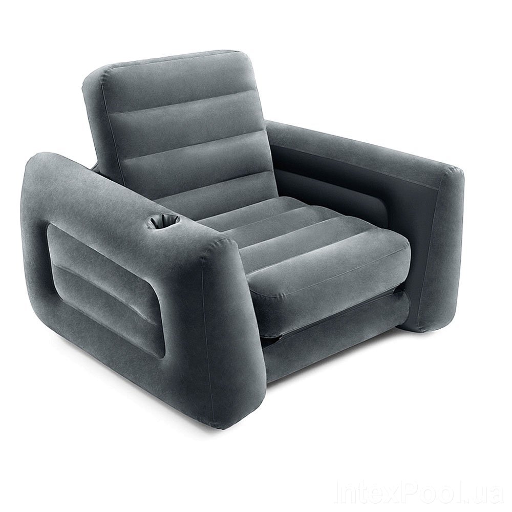 

Intex 66551, Надувное велюровое крісло 117-224-66 см
