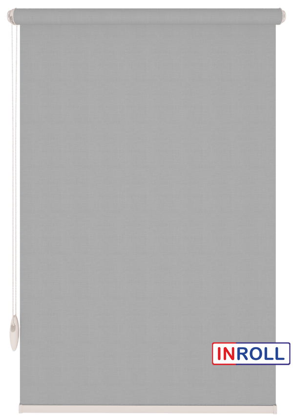 

Ролета тканевая INROLL Есо-Mini 100х185 см BO Berlin Серый 054 Silver