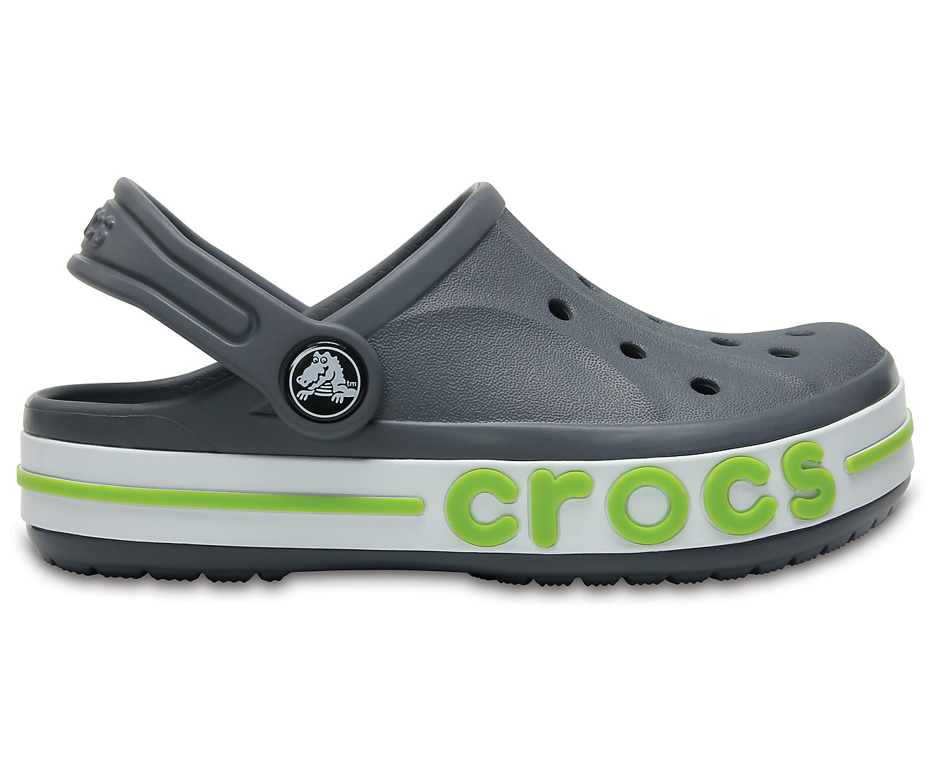 

Крокси і сабо для хлопчиків Bayaband Kids Charcoal C11 (28) серые